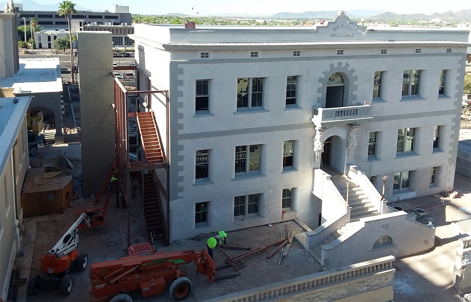 The Marist on Cathedral Square Rehab - May 2018 progress | Tofel Dent Construction